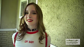 Cute Teen Hazel Moore Enjoys Deepthroat And Anal In One Video