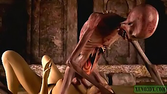 Tình Dục Thô Với Quái Vật Hoạt Hình Trong Monster Porn Horrors 3d