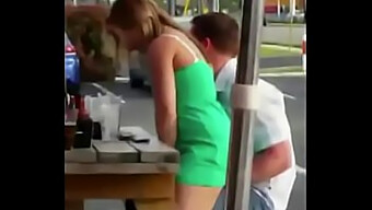 Homemade Couple Having Sex In A Public Restroom