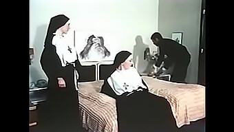 Horny Nuns In A Threesome