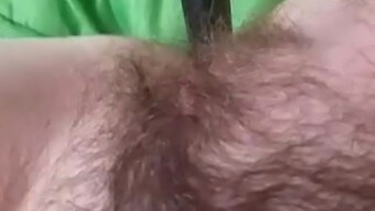 Hairy 18-Year-Old Girl Masturbates