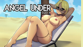 Blonde Milf Angel Gets Her Big Ass Pounded In Hentai Game